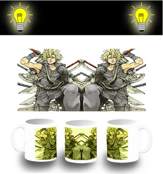 

CUP PHOTOLUMINESCENT FANART CHARACTER RPG glitter mug