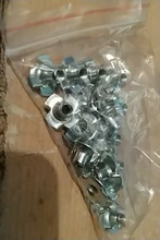 M6 M8 Nut Hardware Tee-Nut Speaker Furniture Insert Blind Four-Claws Zinc-Plated M4 M5