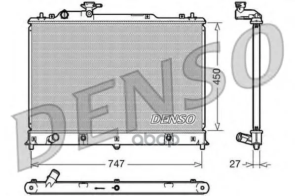 Радиатор Системы Охлаждения Mazda: Cx-7 Denso арт. DRM44025