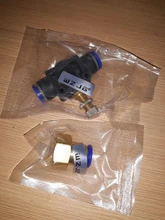 Conector de tubería de aire de 10mm, 12mm, 8mm, 6mm, manguera de 1/8 , 3/8, 1/2 , BSP, 1/4, rosca hembra de latón, conector neumático, empalme rápido