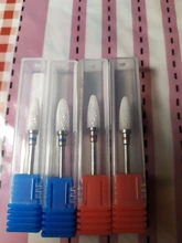 Broca de clavo de cerámica de fresado para Mill manicura máquina conjunto cortador para pedicura limas eléctricas para uñas Taladro