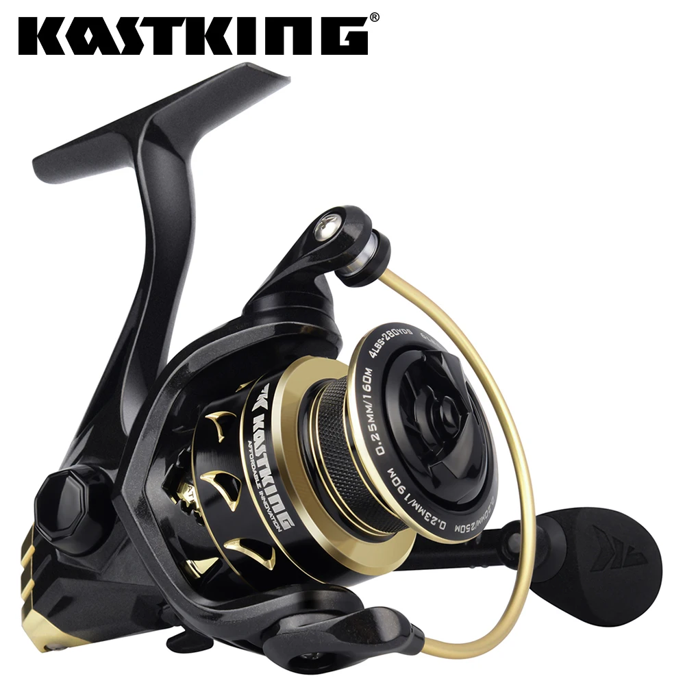 

KastKing Valiant, Золотая спиннинговая катушка с орлом, 6,2: 1, высокоскоростная Рыболовная катушка с передаточным числом, пресноводная и соленая вода, 7 + 1 шариковые подшипники