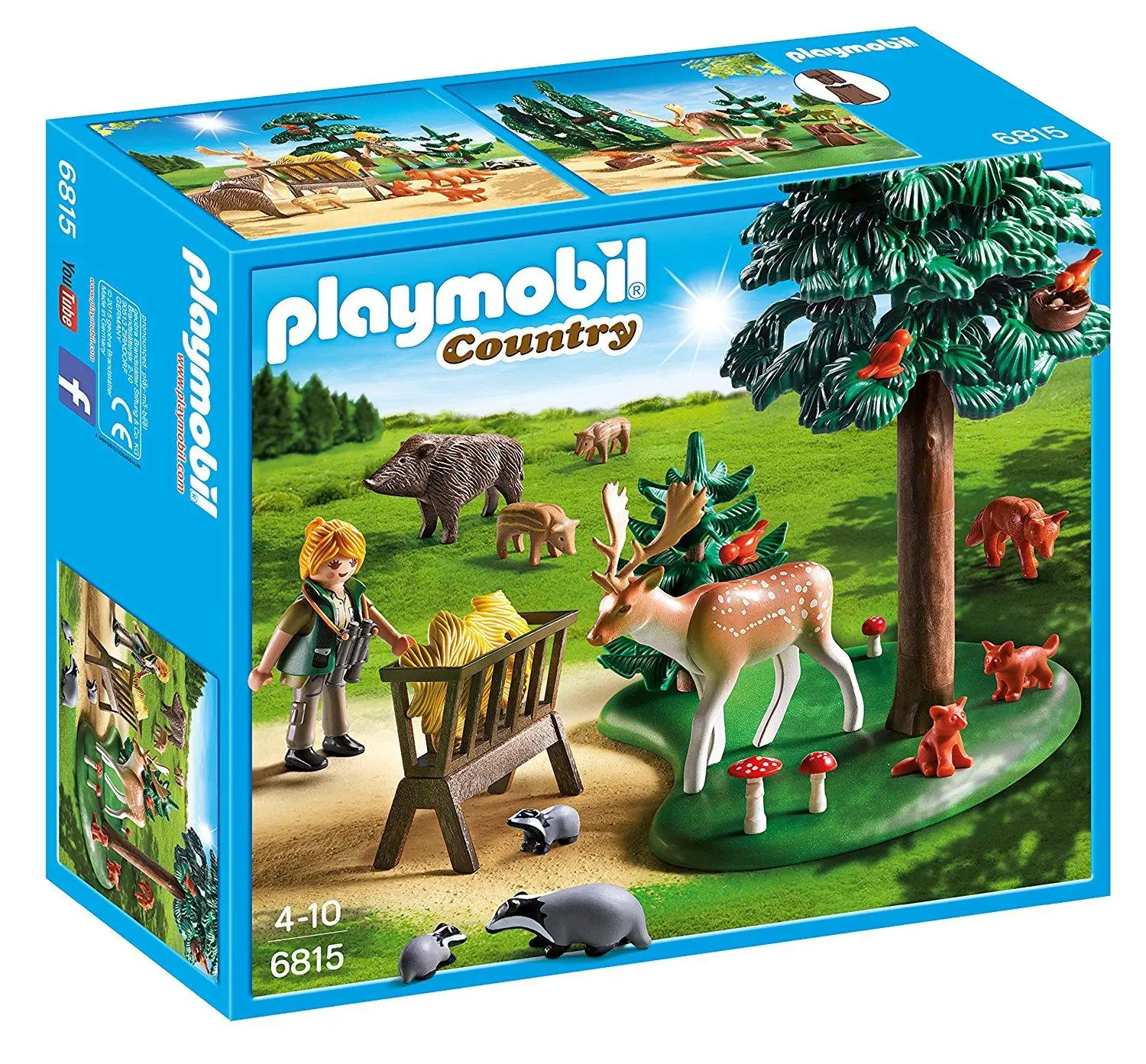 playmobil forest animals