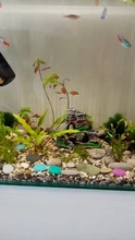 Ornament Aquarium-Accessories Fish-Tank-Decorations Cave Mountain-Hiding Resin Home