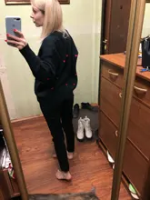 Pantalones vaqueros de talla grande para mujer, vaqueros negros, pantalones elásticos femeninos, ajustados