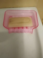 Soporte de jabón antideslizante, caja de almacenamiento, bandeja de ducha, escurridor de plástico, accesorios de baño