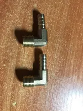 Hose-Barb-Fitting Adapter Connector Brass Bsp Male 14/16mm Thread-Elbow Barbed-Coupler