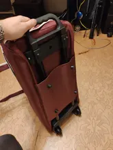 JULYS SONG-bolsas de equipaje de viaje con ruedas para hombre y mujer, maleta con ruedas