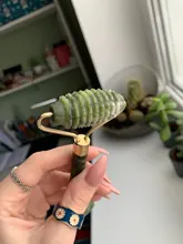 Rodillo masajeador Facial de dos cabezales, piedra de Jade, Estiramiento Facial, manos, piel corporal, relajación, belleza para delgazar piel sana, herramientas de cuidado