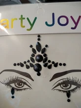 Crystal Sticker Temporary-Tattoo-Sticker Face-Decoration Music Festival Masquerade Trendy