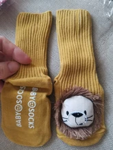 1 par de bebé de algodón calcetines para niños y niñas de goma antideslizante piso de dibujos animados niños otoño primavera bebé recién nacido material barato regalo