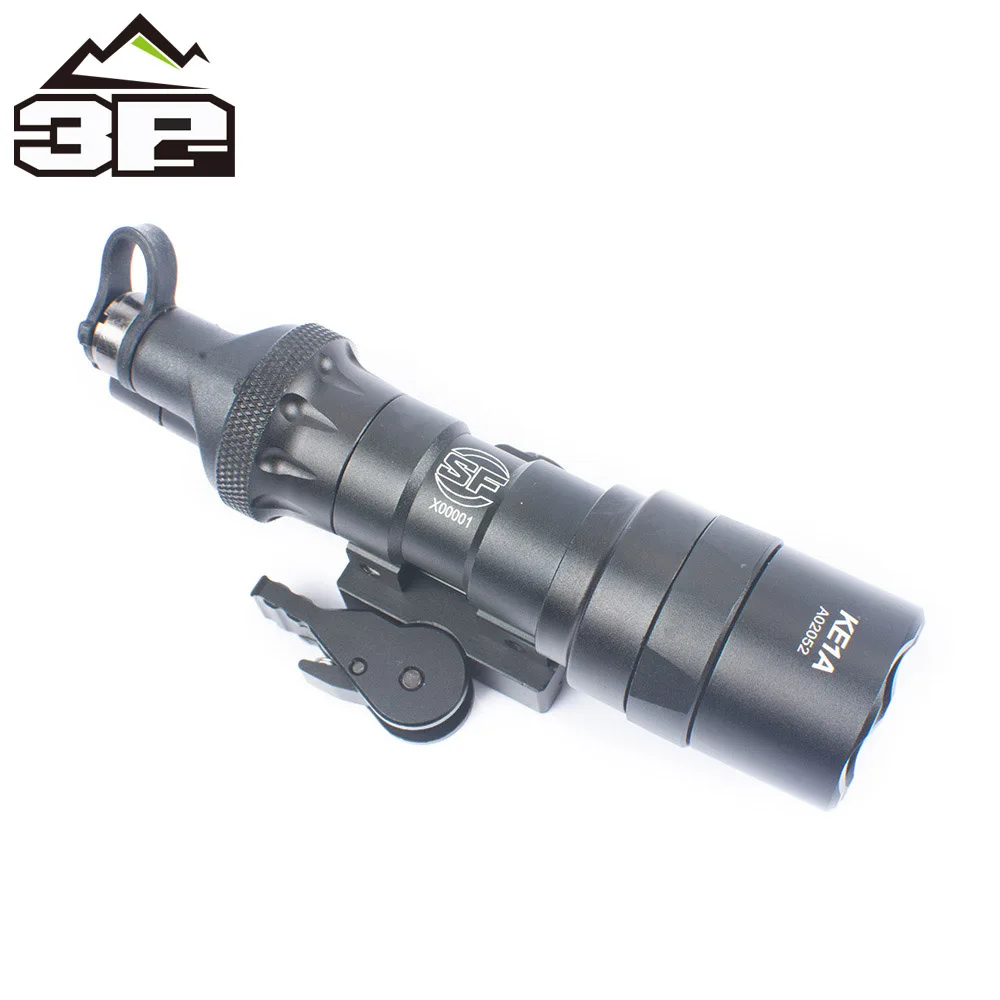 

Tactical Airsoft Hunting Flashlight M322 Scout Light wDS07 Switch Assembly & ADM Weapon Mount Weapon Light WEX442