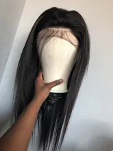 Pelucas de cabello humano con encaje Frontal para mujer Peluca de cabello humano recto de 13x4, cabello Remy malasio 150%, 5x5 con cierre, pelucas frontales de 30 pulgadas