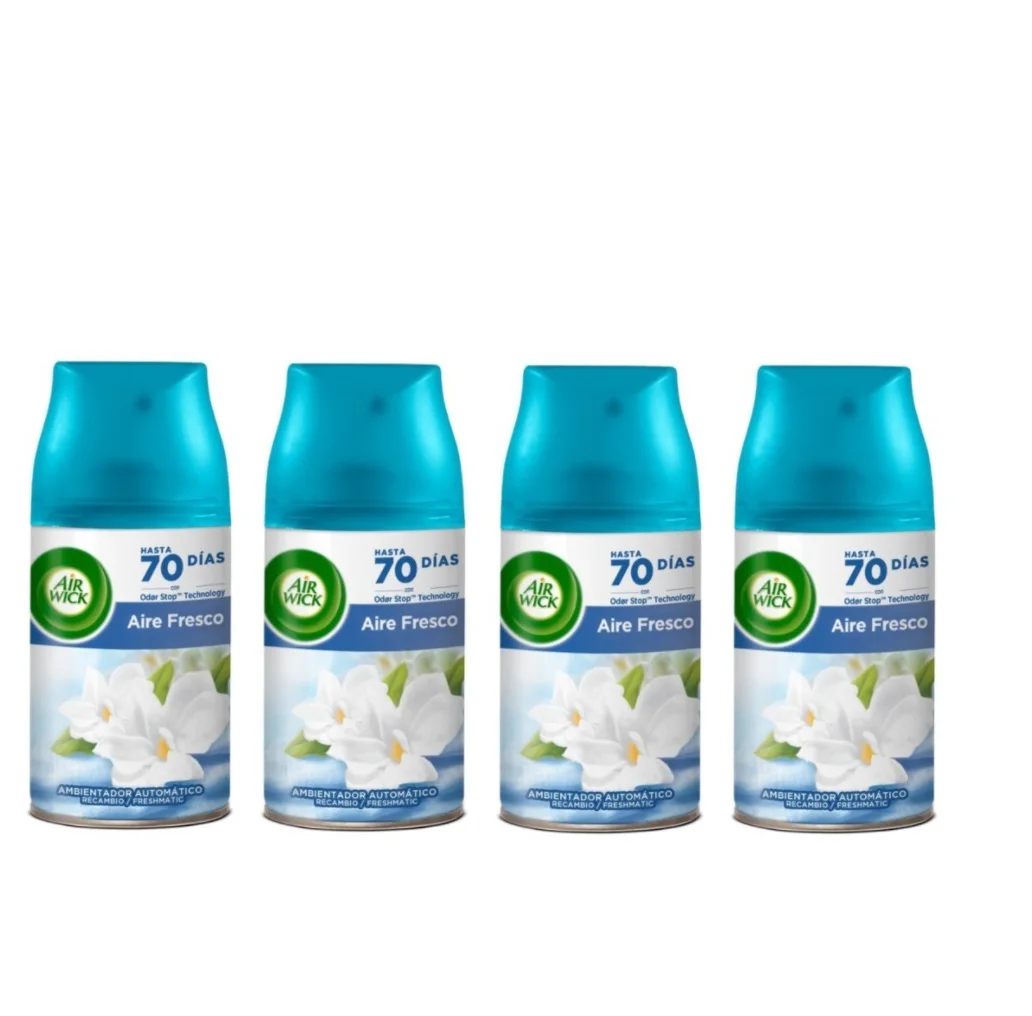 Deodorante Per Ambienti Air Wick Ricambio Fresh Air 70 Giorni [Confezione Da 4]