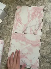 Marble Wallpaper Stick Desktop-Stickers Home-Decor-Film Self-Adhesive Kitchen Cabinets