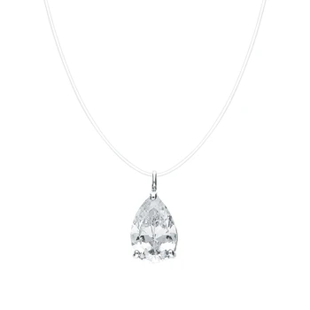 

Silver necklace with cubic zirconia sunlight sample 925