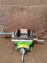 Worktable Drilling Bench-Alunimun Cross-Slide-Vise ALLSOME for HT2878 Alloy-Body 3inch