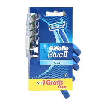

GILLETTE BLUE II PLUS CUCHILLAS 5U.+ 1UD free HOMBRE