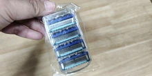 4 unids/lote cuchillas de afeitar 5 capas de cuchilla de afeitar para Gilettee de energía de fusión de afeitar BladesFor Gillette Proglide máquina