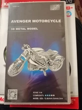 Modelo MMZ NANYUAN 3D rompecabezas de Metal colección de motocicletas Vengeance puzzle 1:16 l DIY 3D maqueta cortada por láser rompecabezas juguetes para adultos