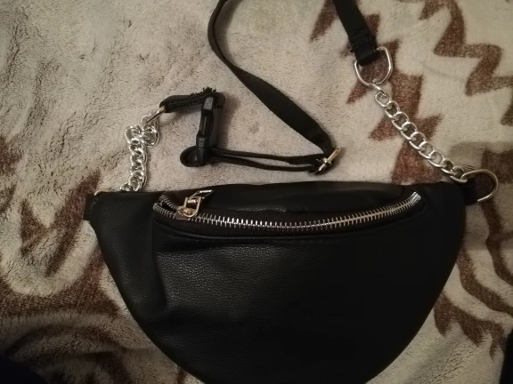 Sac Ceinture Cuir Femme Noir ASHLEY