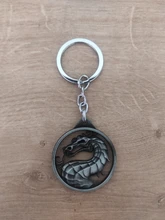 LLavero de dragón para coche, juego novedoso, Llavero de Metal de llavero de Mortal Kombat, para regalo, llavero, joyería para coches