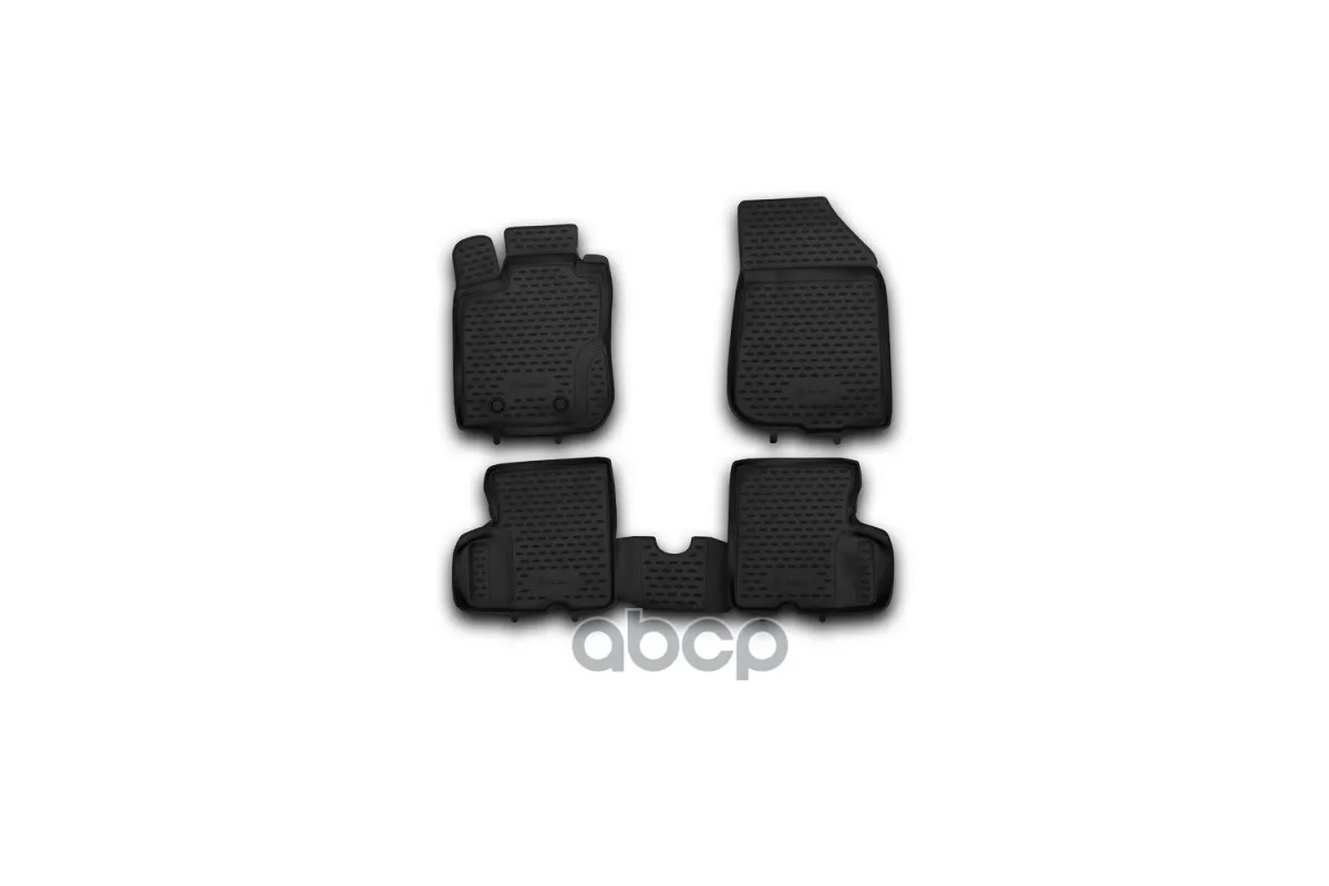 Комплект Резиновых Автомобильных Ковриков В Салон Renault Duster 4wd, 2011-, 4 Шт.(Полиуретан) ELEMENT арт. NLC4128210KH