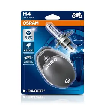 

64193XR-02B-lamp Osram H4 60/55W 2 X RACER + 50%