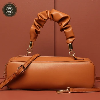 

New Designer Female Handbag Shoulder Bag Crossbody Bag For Women Fashion Handbag Genuine Leather Pillow sac a main femme bolsas