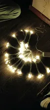 Light Led Curtain-String Window-Decor Christmas Garland Patio Xmas Party 220V EU AIFENG