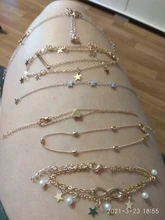 Tobillera de pie de playa Vintage para mujer, tobilleras bohemias, pulsera de verano, joyería de pierna