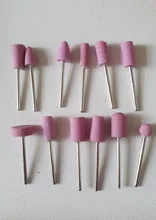 Taladro de cerámica para uñas, cabezales eléctricos de repuesto para manicura, pulido para manicura y pedicura, 12 Uds.