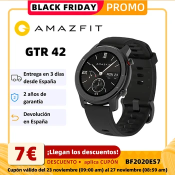 

Amazfit GTR 42mm Smart Watch (Huami Bluetooth Smart Watch GPS Ceramic Bezel Sport Android IOS)[Global Version]