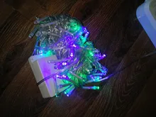 Lamps Led-String-Light Festoon Christmas-Decoration Outdoor Garland Holiday Party Waterproof