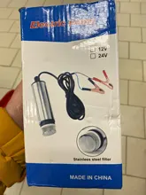 Bomba sumergible eléctrica de 12L/min 38/51MM CC para bombeo de agua de aceite diésel, bomba de transferencia de combustible, bomba de succión de aceite, 12 24 V