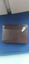 Cartera mágica de cuero para hombre, cartera pequeña con bolsillo para monedas, monedero, tarjetero, Clip para dinero en efectivo, 2021