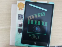 Tableta de escritura LCD ultrafina de 12 pulgadas, tablero electrónico de dibujo Digital colorido, Mini libreta portátil para niños y adultos