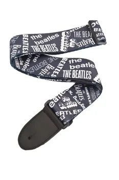 

50btl02 Beatles belt for guitar textile, without shoulder strap, drawing "Beatlemania" Planet Waves