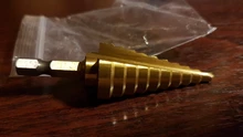 Taladro de cono de titanio hexagonal HSS 4241 de 4-22MM, cortador de agujeros para hoja de acero de alta velocidad, carpintería, madera, Metal, herramientas eléctricas de perforación