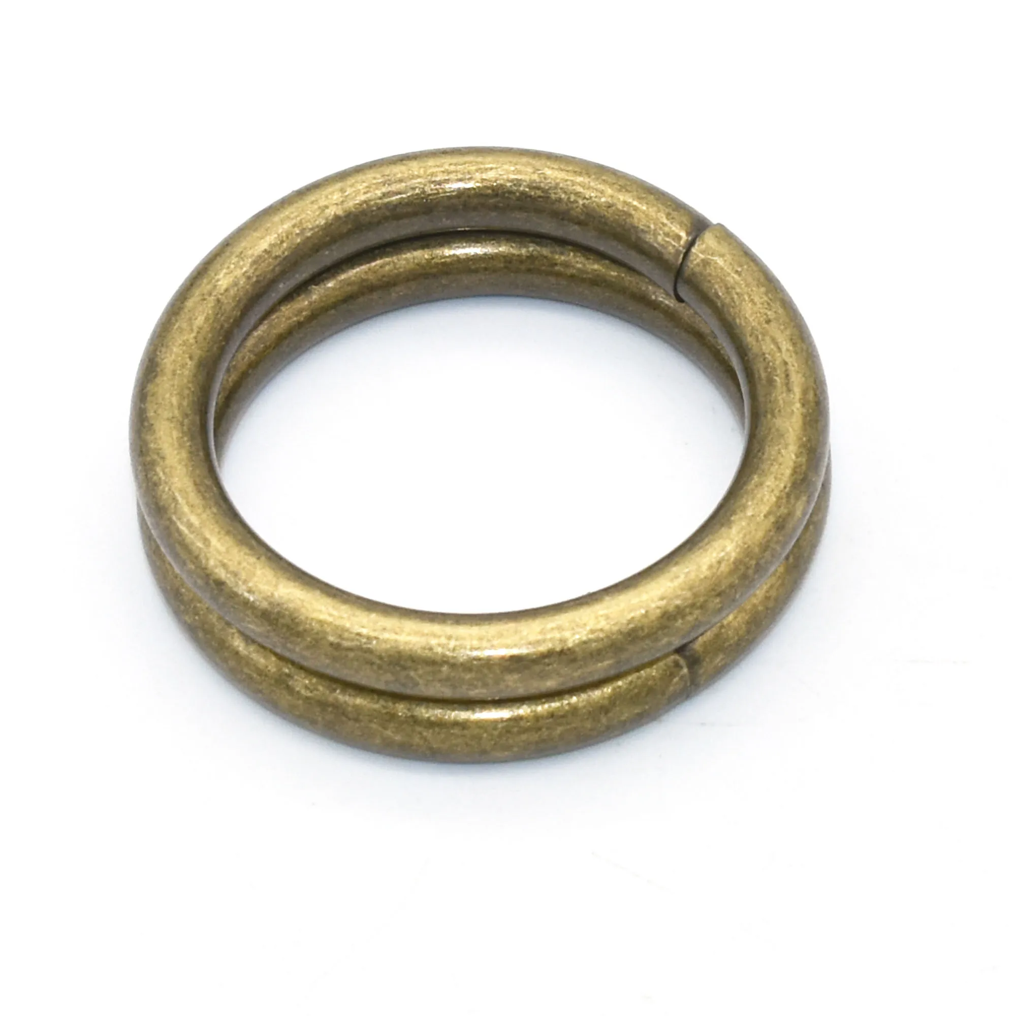 Anneaux Rond / Acier / Soudé / Bronze Antique