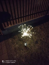Solar Powered Outdoor Grass Globe Dandelion Lamp 90/120/150 LED For Garden Lawn Lawn
