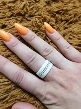 New 10MM Black and White 2 Row Crystal Ceramic Rings Women Engagement Promise Wedding