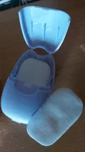 20 piezas de papel desechable para uso en viajes al aire libre, caja de espuma de Color aleatorio, TSLM1