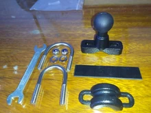 Base de montaje de riel de manillar de motocicleta, Base de 1 pulgada para Gopro, cámara, teléfono inteligente, Garmin, Sony, RAM, G6KC, u-bolt