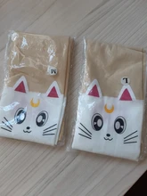 Medias ajustadas hasta la rodilla para niños y niñas de 2 a 12 años, medias ajustadas hasta la rodilla, tatuajes falsos, media de terciopelo, medias blancas con dibujos animados de gato