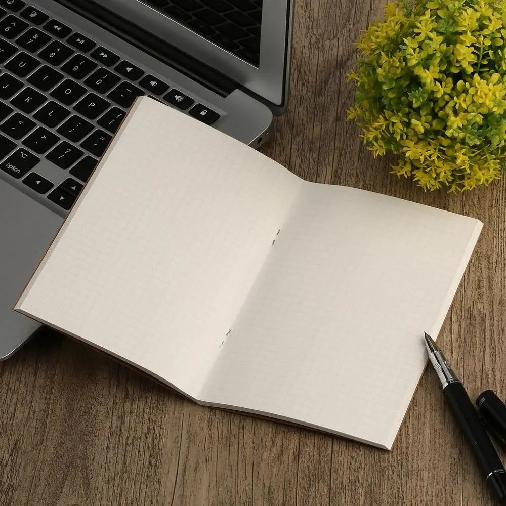 

40 Sheets Standard Kraft Paper Notebook Diary Journal Traveler Notepad Planner Business Study School Office Stationery Supplies