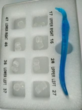 Kit de molde de impresión Dental Posterior, herramientas de llenado de restauración Dental