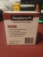Adapter Power-Supply Raspberry Pi Pi4b USB-C And The for 4-15.3w Recommended Official