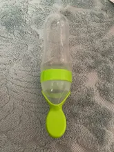 Cuchara con cuentagotas de silicona para alimentación de bebé recién nacido, botella, cuchara, suplemento alimenticio, cereales y arroz, productos infantiles, 90ml/3oz