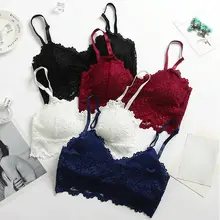 

2020 Women Push Up Wireless Lace Bra New Arrival Top Sexy Women One Size Bralette Underwear Lingerie Full Cup Bra